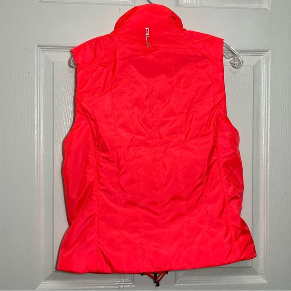 NWT RALPH LAUREN RLX Neon Pink Puffer Vest With Zipper Pockets | size Small - Picture 12 of 15